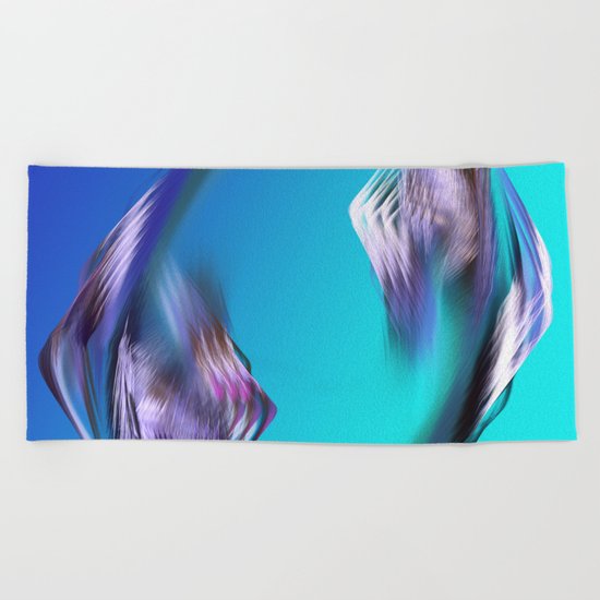 Ying Yang Beach Towel