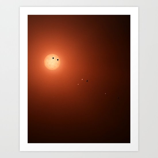 Poe's Eureka moment Art Print