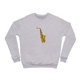 Saxophone Musical Instrument Gifts Saxophonist Crewneck Sweatshirt