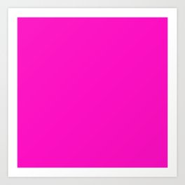 Hot Pink Art Print