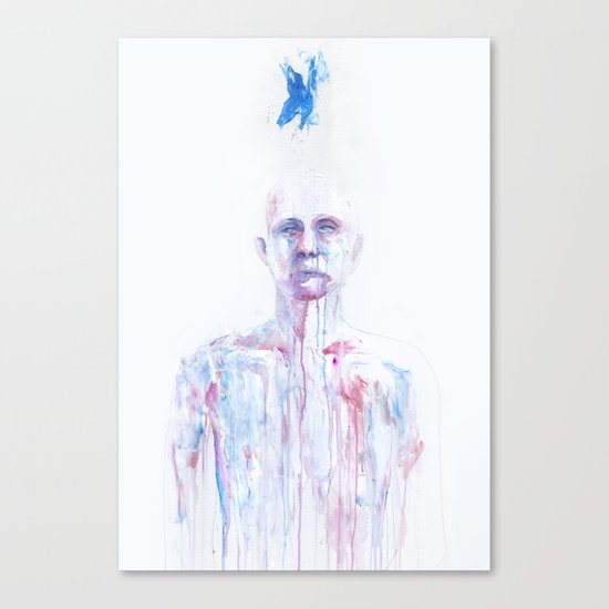 Last Blue Breath Canvas Print