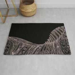 Zebra Silhouette Rugs Society6