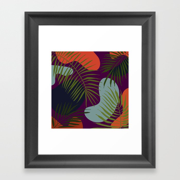 Palm Fronds Art II Framed Art Print