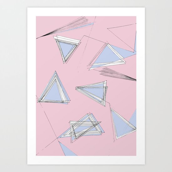 UNdone - pantone Art Print