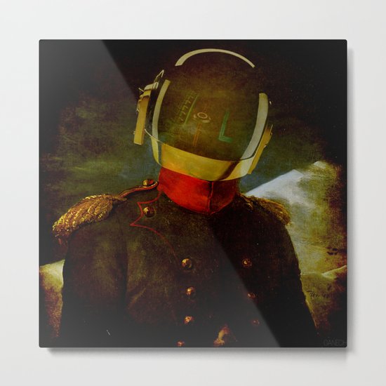 Daft Vintage Metal Print