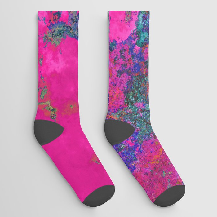Fuchsia Dream Socks