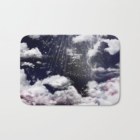 Deep Blue sky Bath Mat