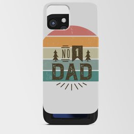 No. 1 Dad Brown iPhone Card Case
