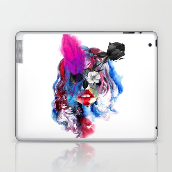 Skull Girl Laptop & iPad Skin