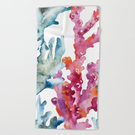Sea Life Pattern 02 Beach Towel