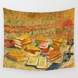 French Novels and a Rose - Van Gogh Wall Tapestry