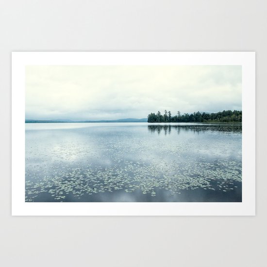 morning blues Art Print