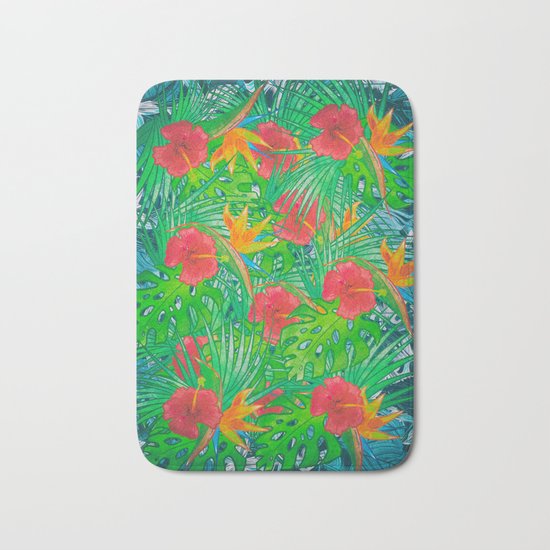 Tropical Rainforest Bath Mat