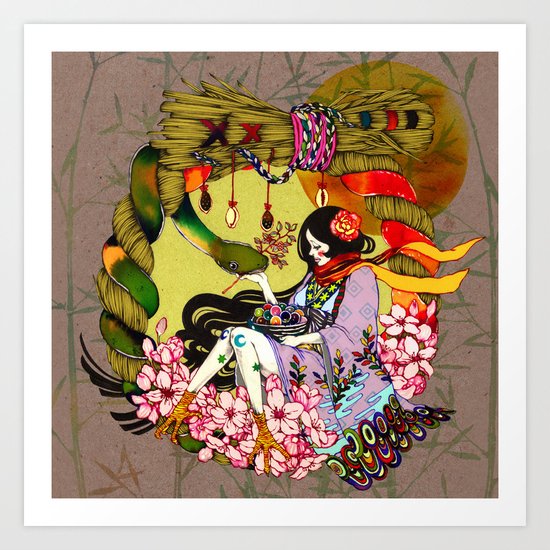 Kaguyahime Art Print