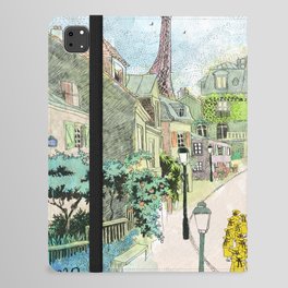 Madeline Montmartre colored iPad Folio Case