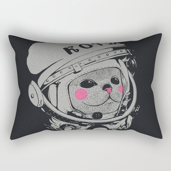 Spaceman cat Rectangular Pillow