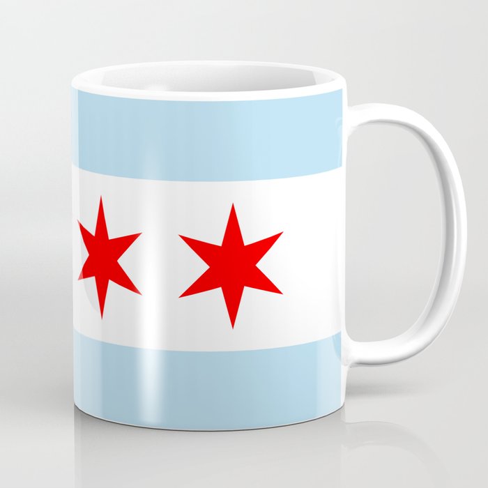 Chicago City Flag Windy City Standard Coffee Mug