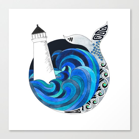 Nova Scotian Seas Canvas Print