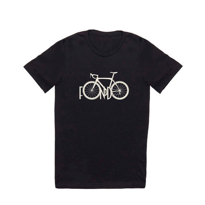 Fondo Cycling Italian Retro Vintage Bicycling T Shirt