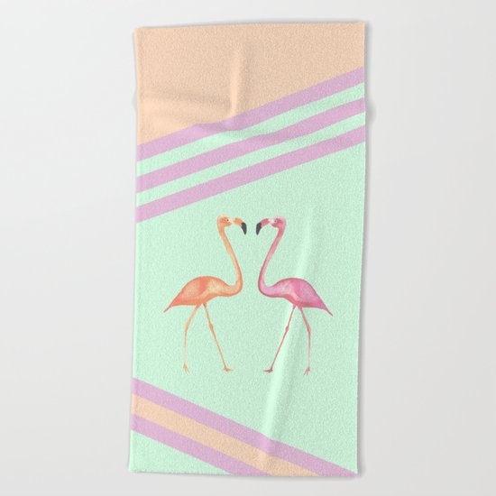 FLaMINGoS Beach Towel