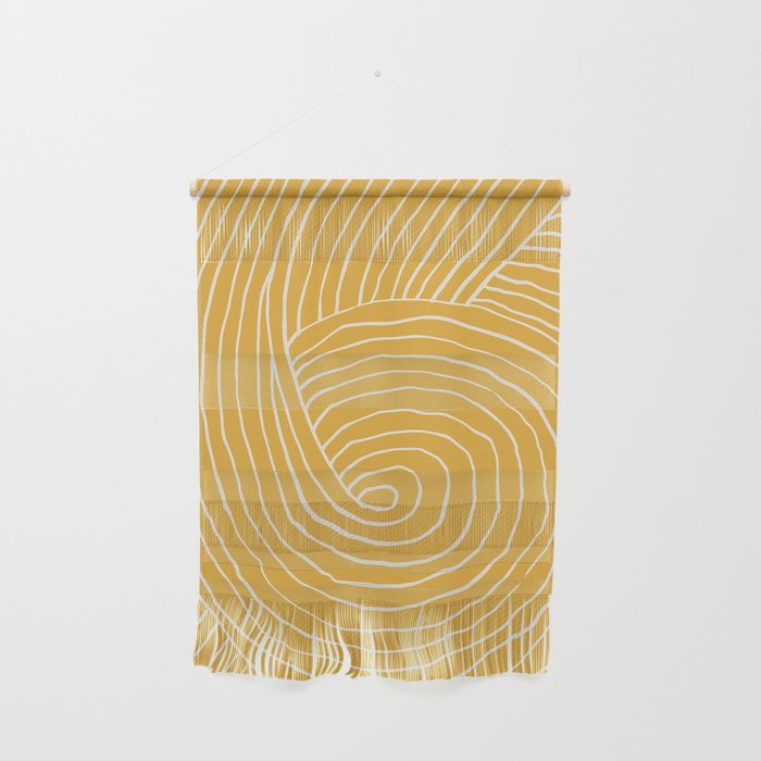 Strokes 02: Tulip Yellow Edition  Wall Hanging