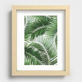 Palm Jungle Pattern #1 #tropical #wall #art #society6 Recessed Framed Print