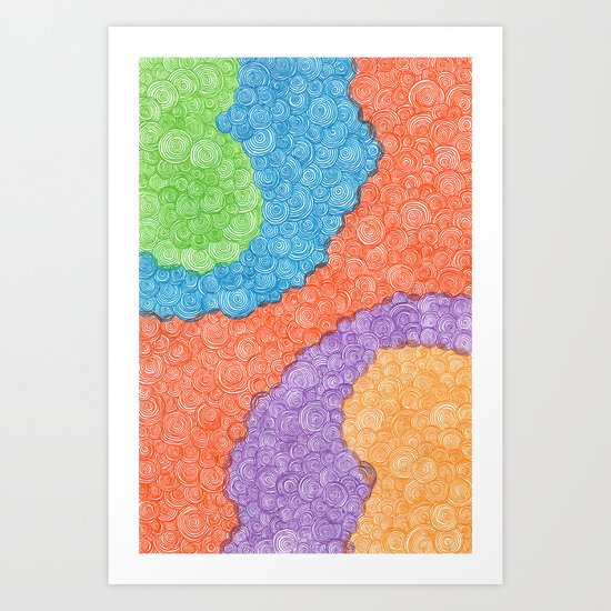 PART OF A HEART Art Print