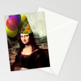 Mona Lisa Birthday Girl Stationery Card