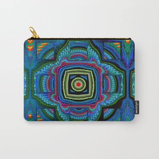 Groovy modern abstract Carry-All Pouch