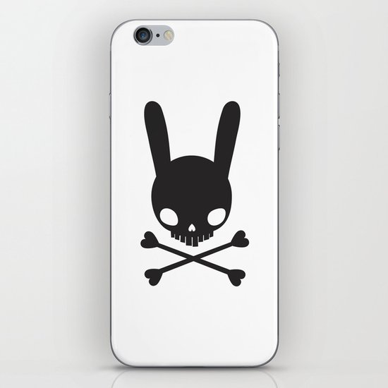 SKULL BUNNY OF PIRATES iPhone & iPod Skin