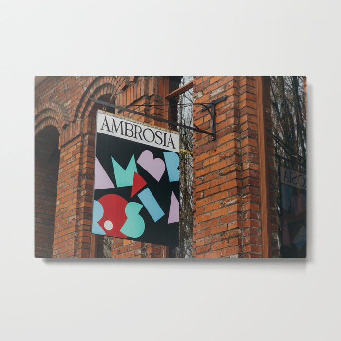 Ambrosia Sign - Eugene, OR Metal Print