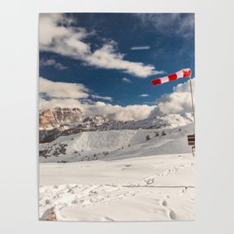 Windsock in the alps Poster