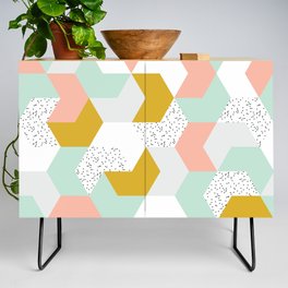 Arrow tile pattern Credenza