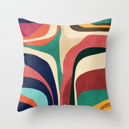 Impossible contour map Throw Pillow