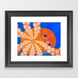 Hypnosis Octopus Framed Art Print