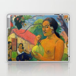 Paul Gauguin - Woman Holding a Fruit Laptop Skin