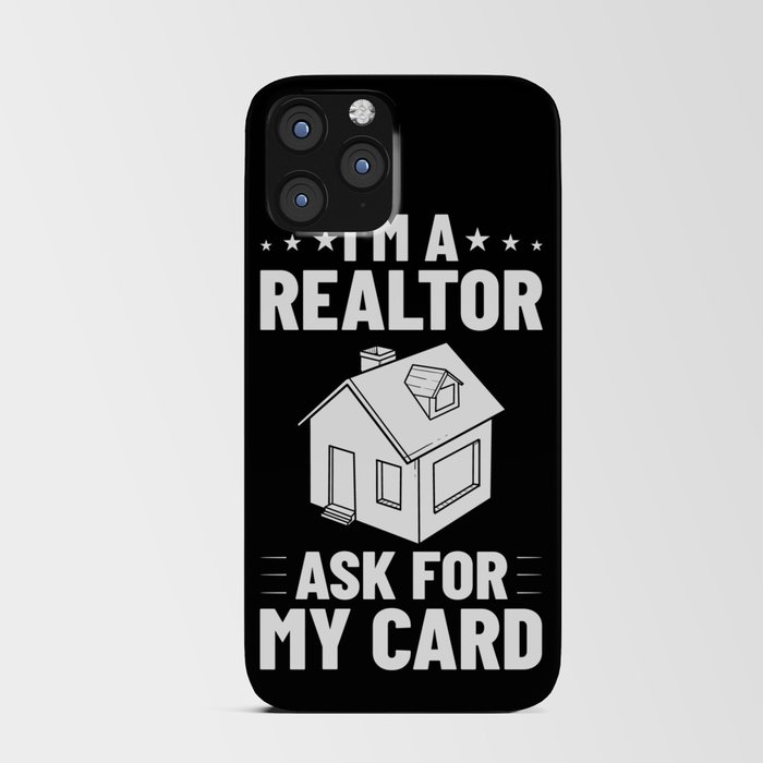 Real Estate Agent Realtor Investing iPhone Card Case