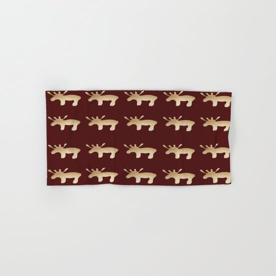 Reindeer queues Hand & Bath Towel