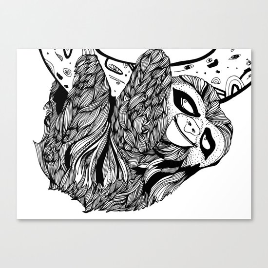 Sloth Canvas Print