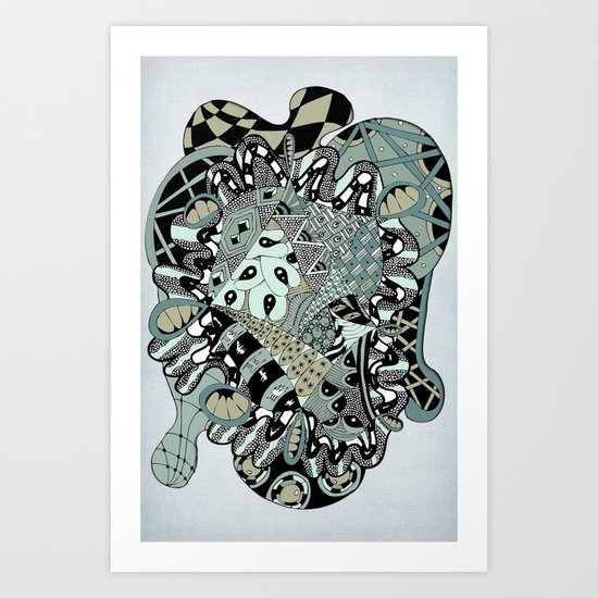 The heart of things II Art Print