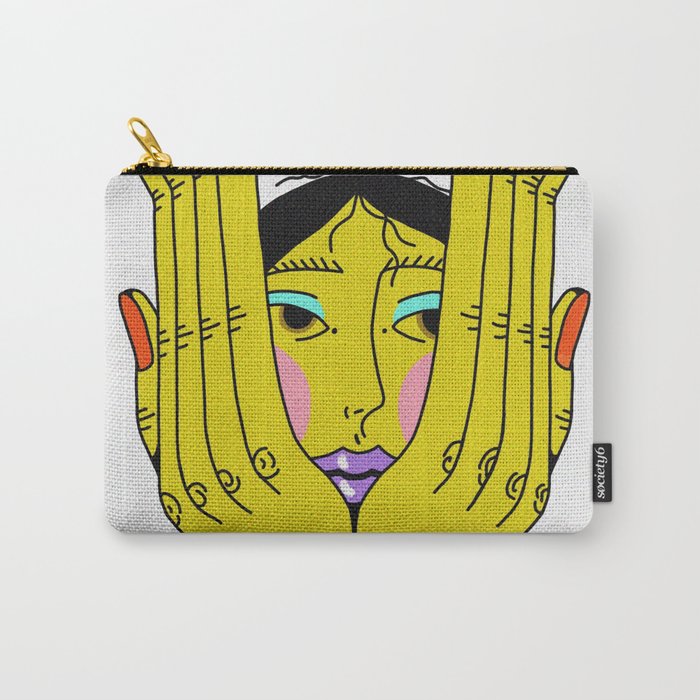 Hold Me green Carry-All Pouch