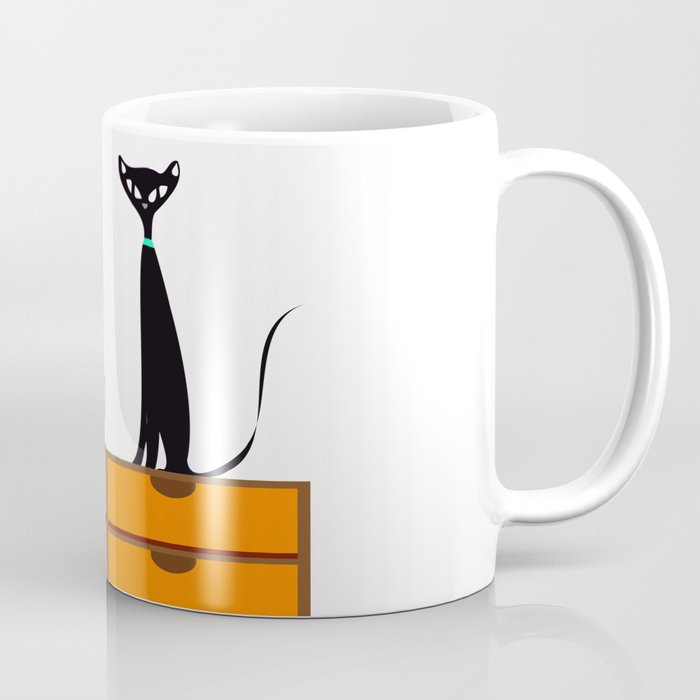 MCM Cat out for Tea Coffee Mug