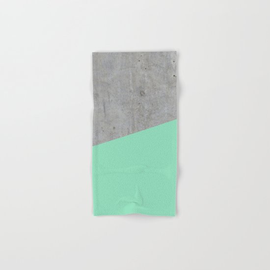 Concrete and sea Hand & Bath Towel