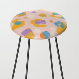 Spring Leopard Counter Stool