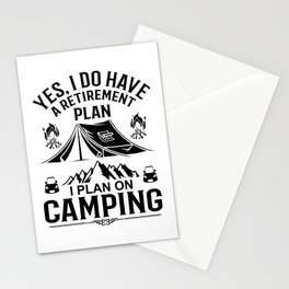 have camping Stationery Card
