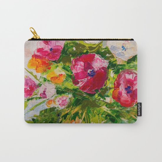 Wildflowers Carry-All Pouch