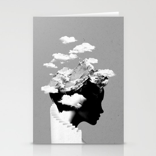 It's a cloudy day Stationery Cards