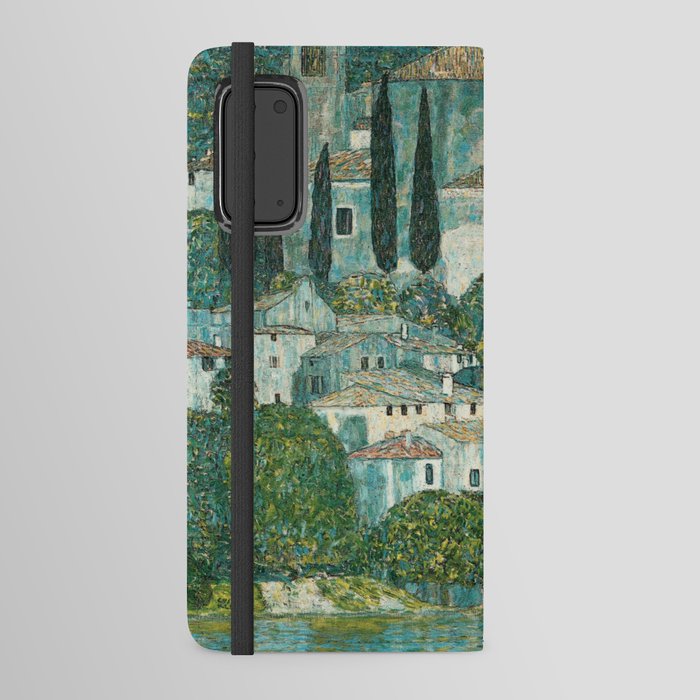 Gustav Klimt - Kirche in Cassone Android Wallet Case