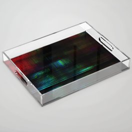 Digital glitch Acrylic Tray