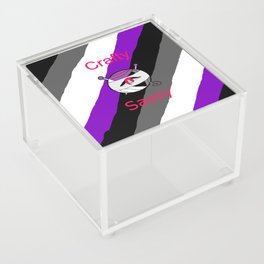 CraftySassy Logo Acrylic Box